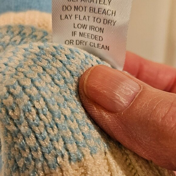 women's bailey rose cream long sleeve sweater - Picture 9 of 9